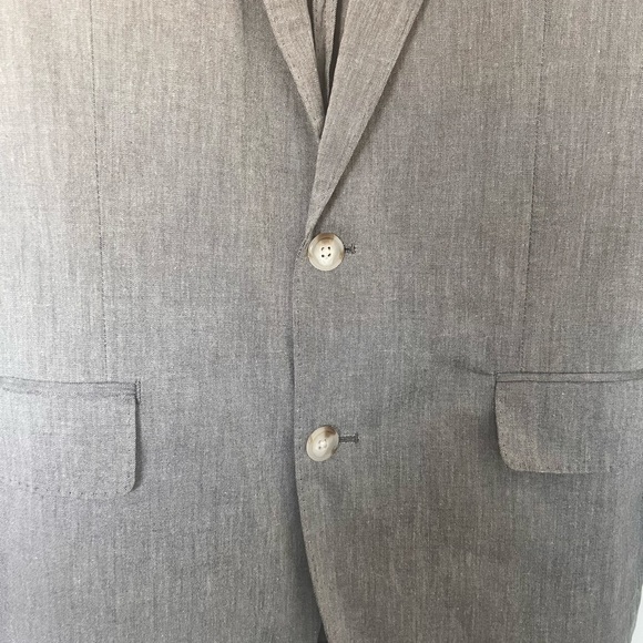 J. Crew Men’s Gray Ludlow Suit Jacket 38R. - Picture 4 of 12